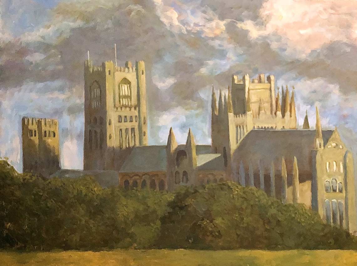 Kathedrale im Sonnenlicht